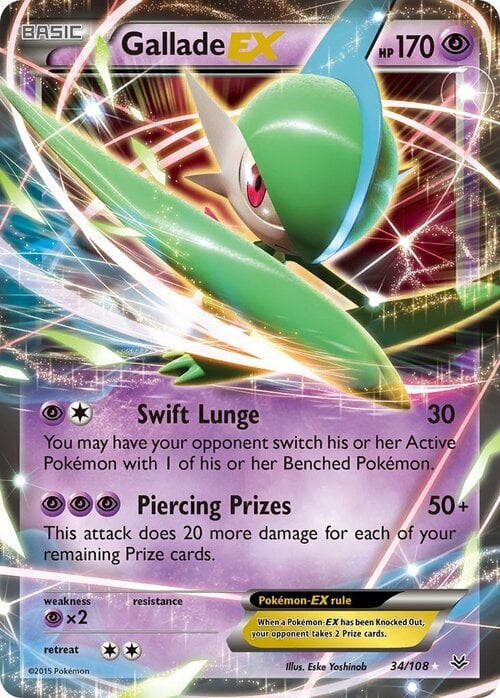 Gallade EX Card Front
