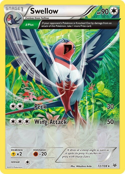 Swellow Card Front