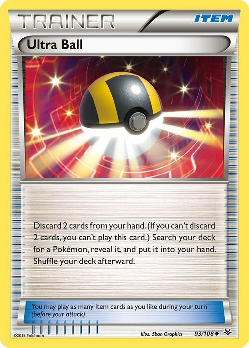 Ultra Ball Card Front