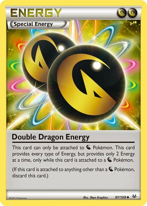 Double Dragon Energy Card Front