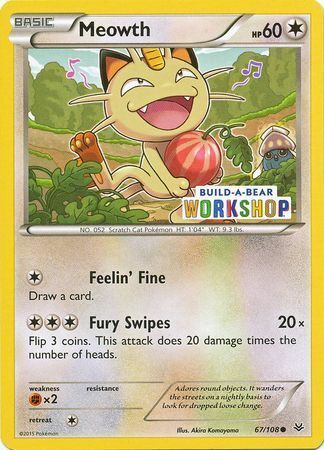 Meowth Card Front