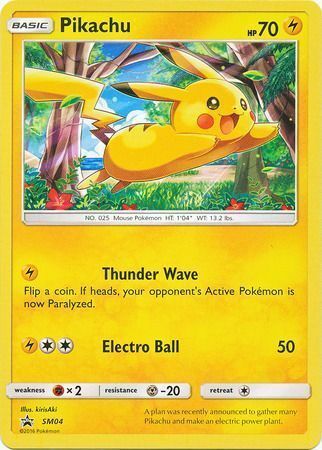 Pikachu Card Front