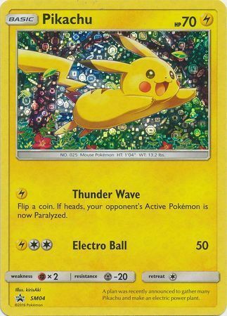 Pikachu Card Front