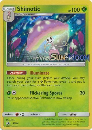 Shiinotic [Illuminate | Flickering Spores] Card Front