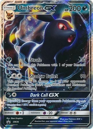 Umbreon GX Card Front