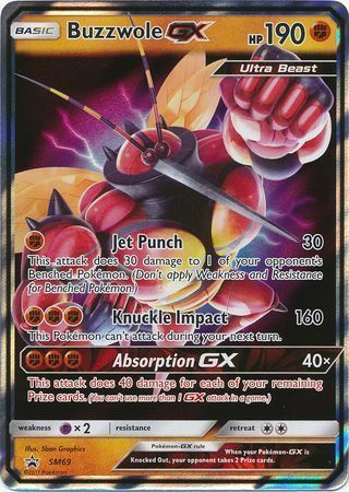 Buzzwole GX Card Front