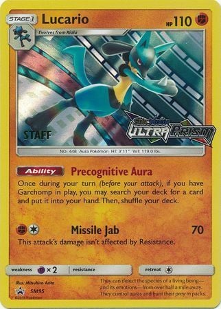 Lucario Card Front