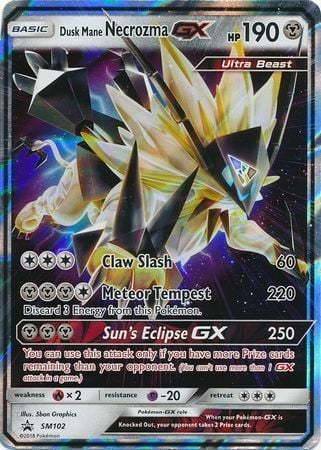 Dusk Mane Necrozma GX Card Front