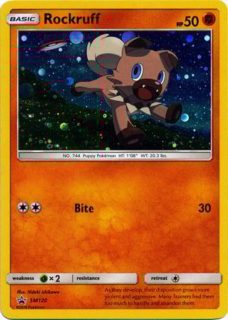 Rockruff Card Front