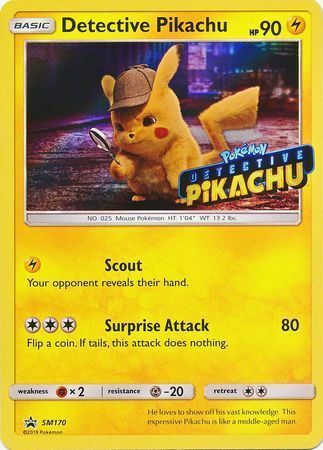 Detective Pikachu Card Front