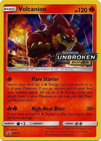 Volcanion Card Front