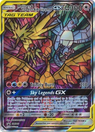 Moltres & Zapdos & Articuno GX [Trinity Burn | Sky Legends GX] Card Front