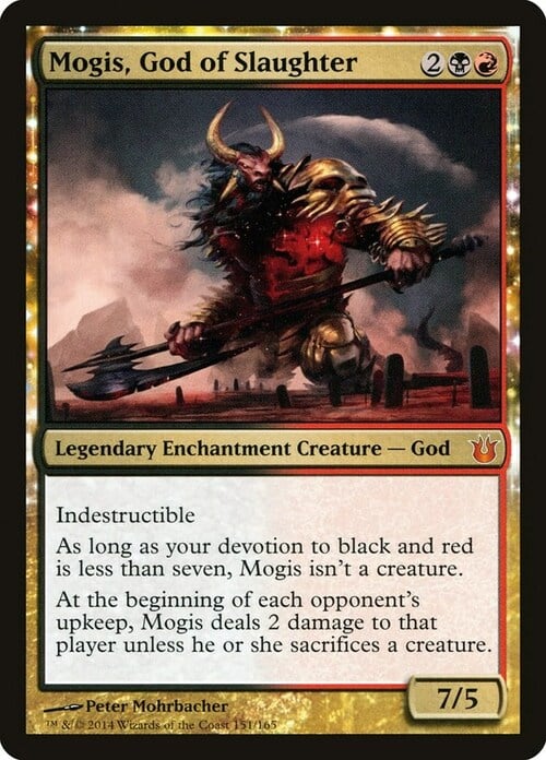 Mogis, Dio del Massacro Card Front