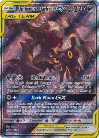 Umbreon & Darkrai GX Card Front