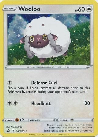 Wooloo [Defense Curl | Headbutt] Card Front