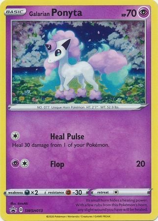 Galarian Ponyta Card Front