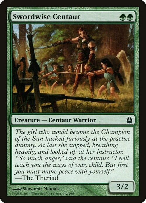 Swordwise Centaur Card Front