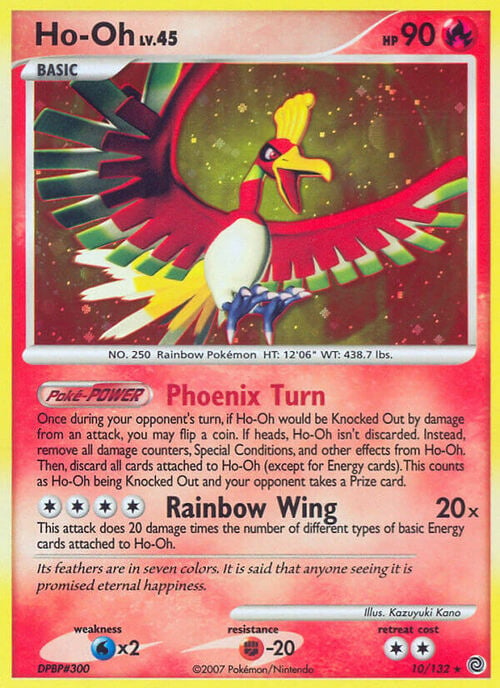 Ho-Oh Lv.45 Card Front