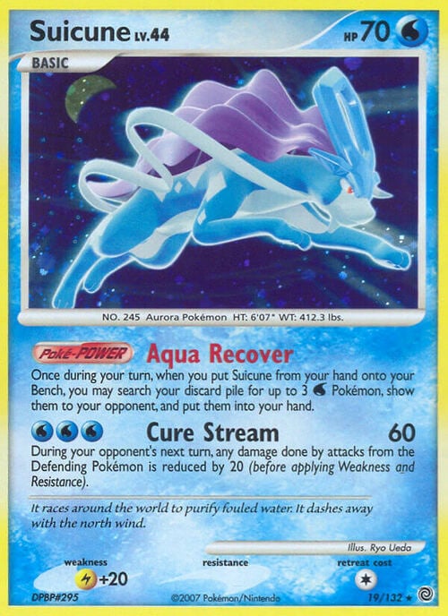 Suicune Lv.44 Card Front