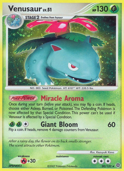 Venusaur Lv.51 Card Front