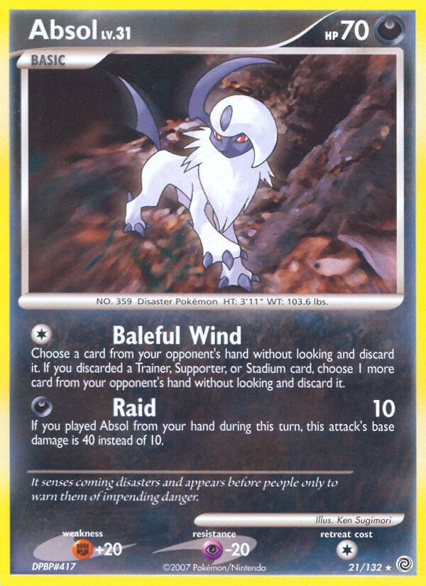 Absol Lv.31 Secret Wonders | Pokmon | CardTrader Absol Lv.31 Secret Wonders | Pokmon | CardTrader