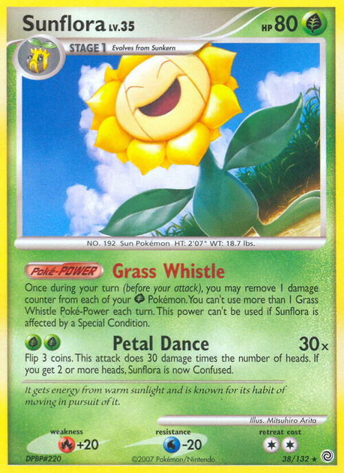 Sunflora Lv.35 Card Front