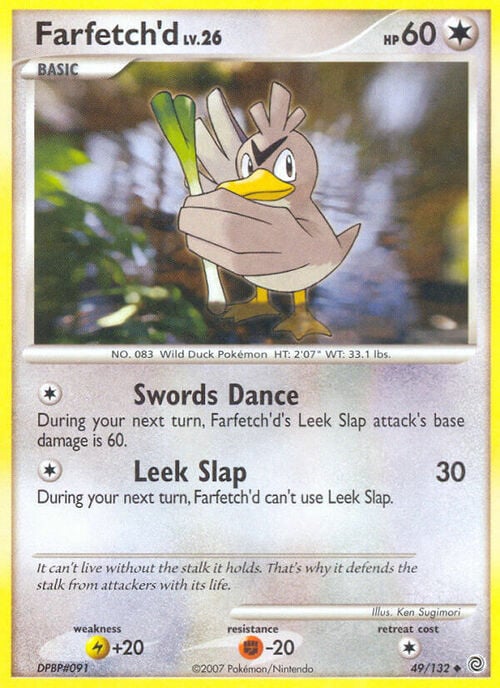 Farfetch'd Lv.26 Card Front