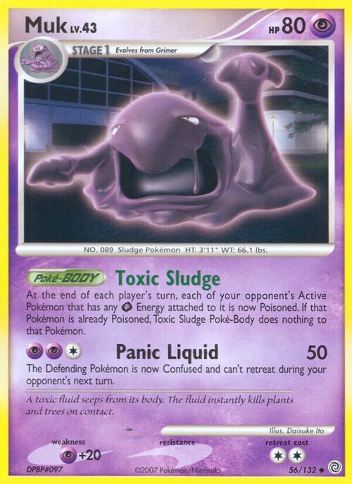 Muk Lv.43 Card Front