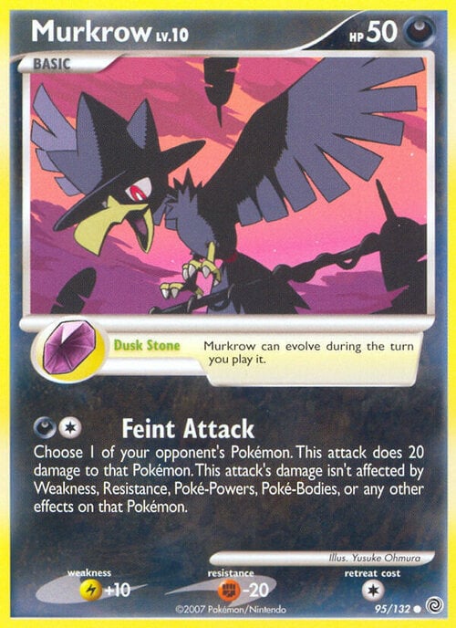 Murkrow Lv.10 Card Front