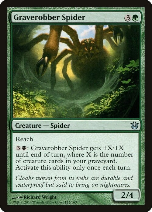 Graverobber Spider Card Front