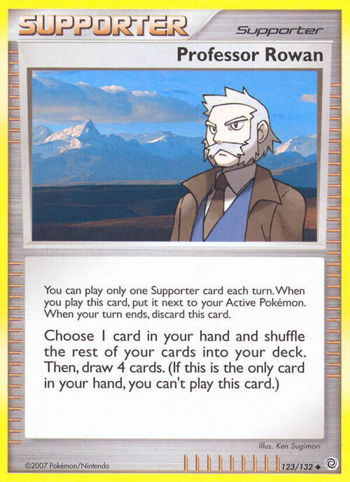 Professor Rowan Card Front
