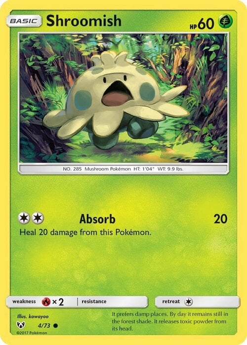 Shroomish [Absorb] Card Front