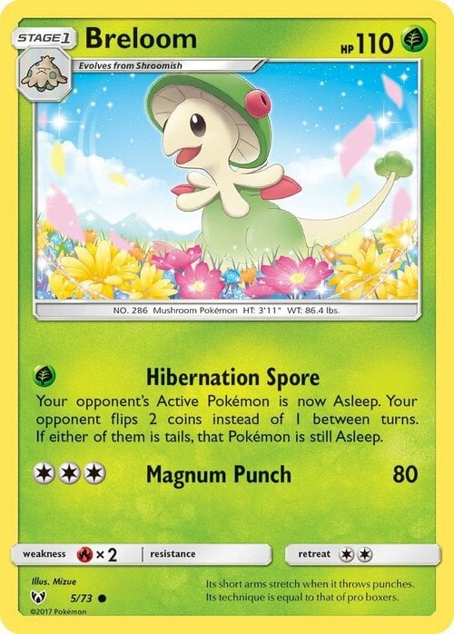 Breloom Card Front