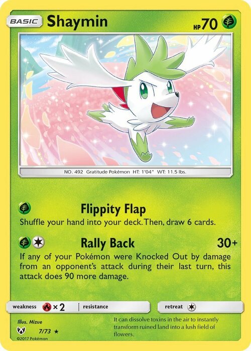 Shaymin [Flippity Flap | Rally Back] Card Front