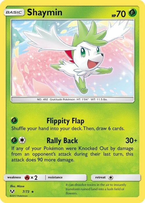 Shaymin Card Front