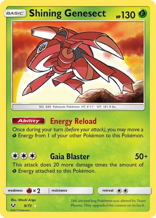 Genesect iridescente Card Front