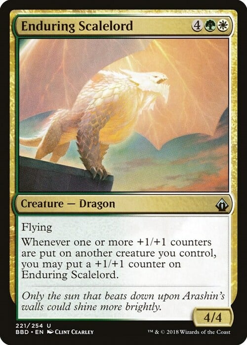 Enduring Scalelord Card Front