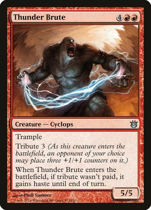Thunder Brute Card Front