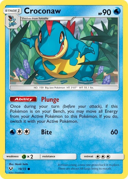 Croconaw Card Front