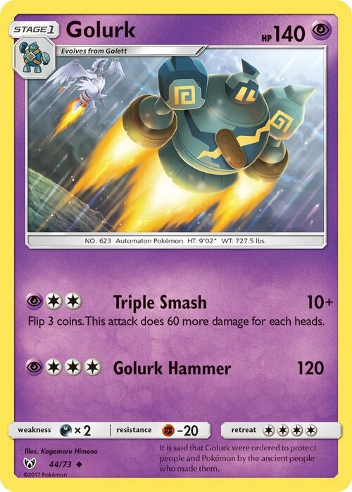 Golurk [Triple Smash | Golurk Hammer] Card Front