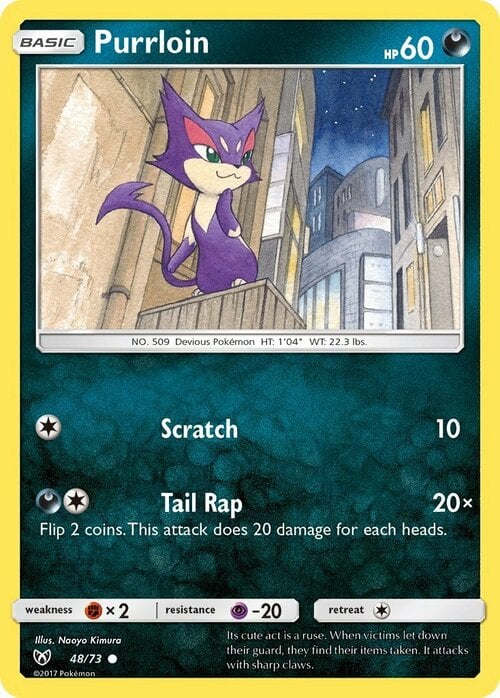 Purrloin [Scratch | Tail Rap] Card Front