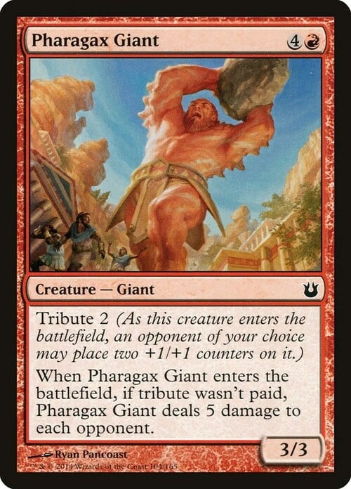 Pharagax Giant Card Front