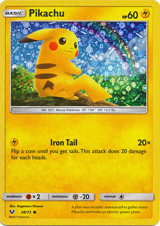 Pikachu Card Front