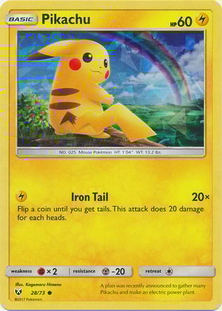 Pikachu Card Front