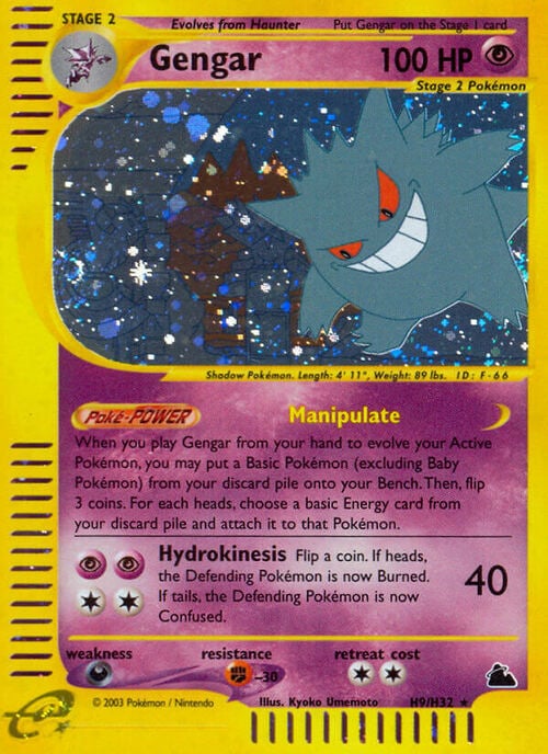 Gengar [Manipulate | Hydrokinesis] Card Front