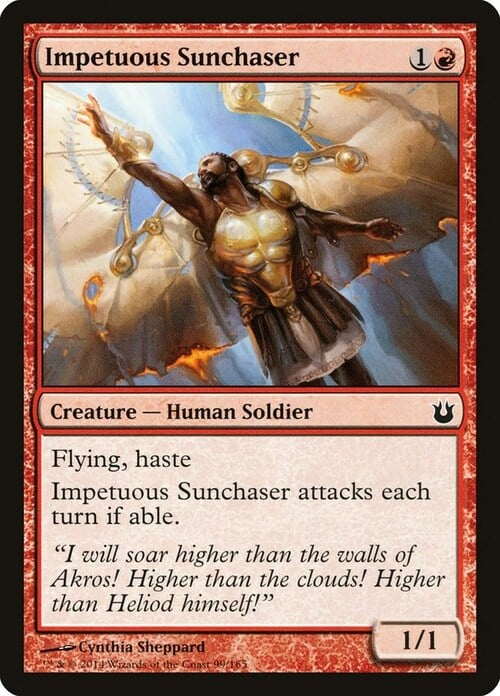 Impetuous Sunchaser Card Front
