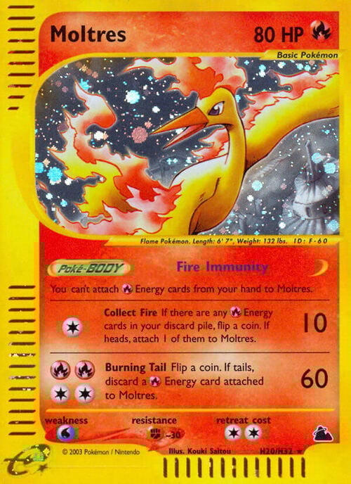 Moltres Card Front