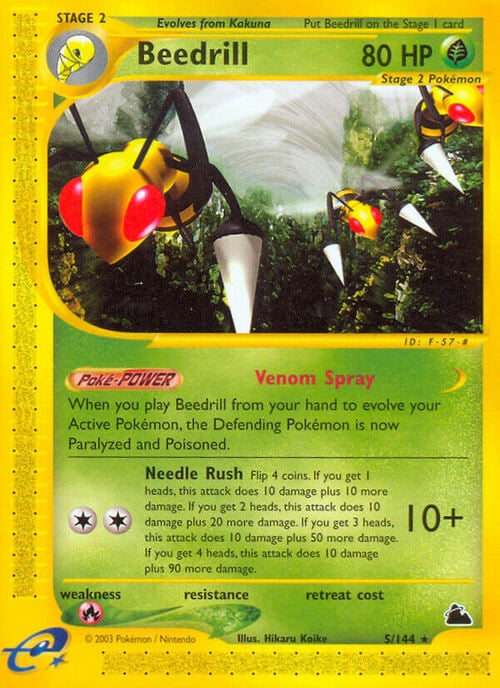 Beedrill Card Front