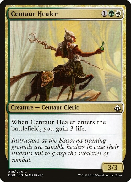 Centaur Healer Card Front