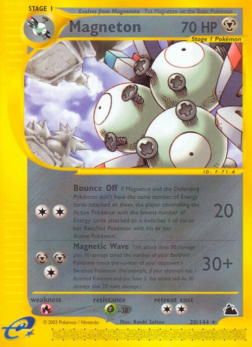 Magneton [Bounce Off | Magnetic Wave] Card Front